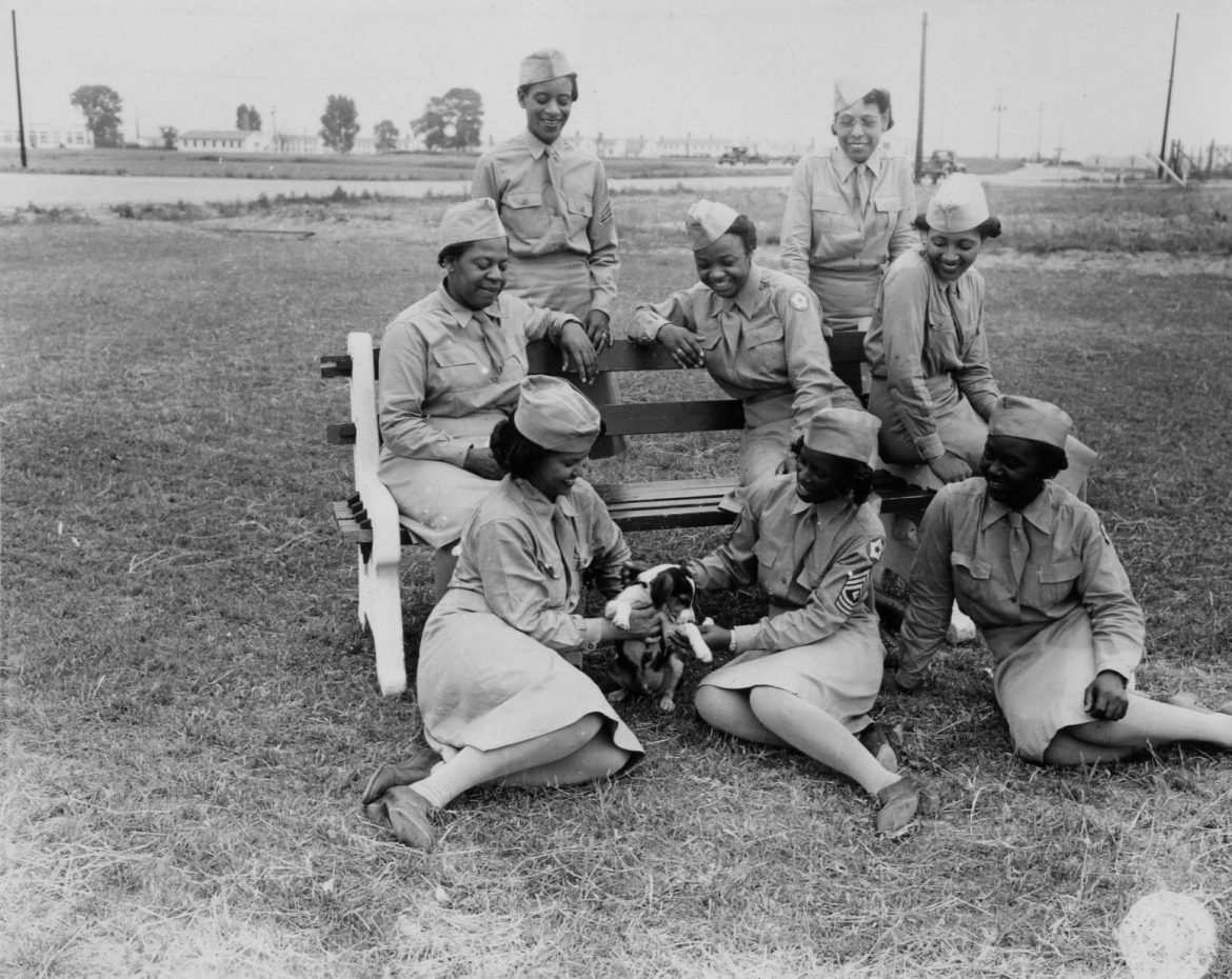 WACs Relaxing After a Day’s Work at Camp Atterbury Women of World War II
