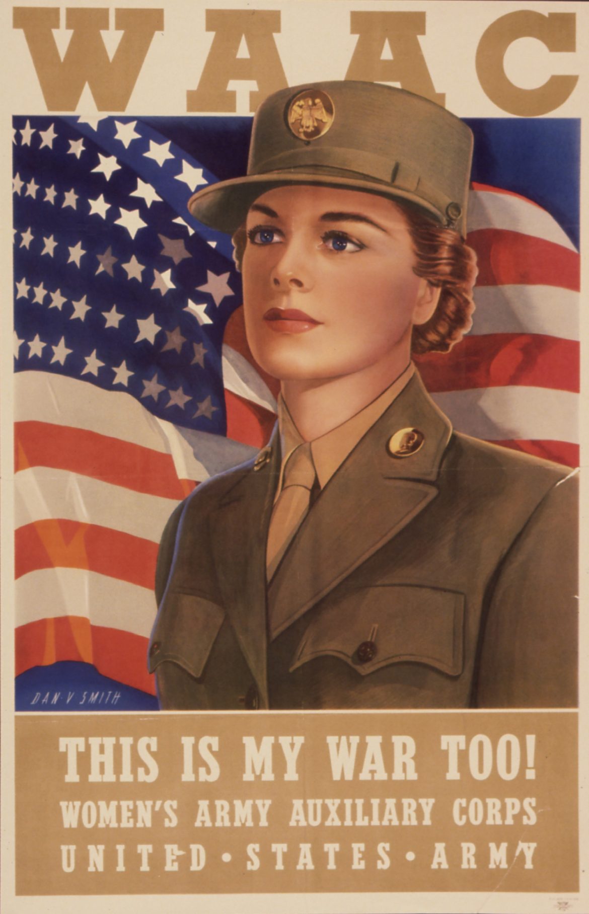 This is My War Too WAAC WWII Recruiting Poster – Women of World War II