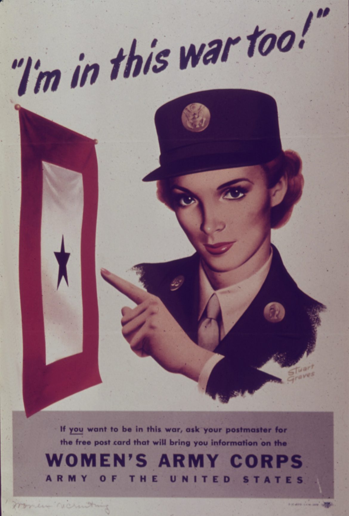 I’m in This War Too WAC Recruiting Poster – Women of World War II