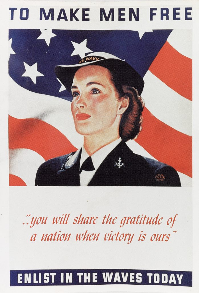 To Make Men Free WWII WAVES Recruiting Poster – Women of World War II