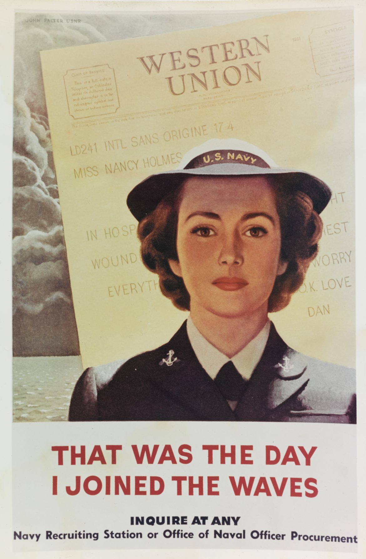 That Was the Day I Joined the WAVES Recruiting Poster – Women of World ...