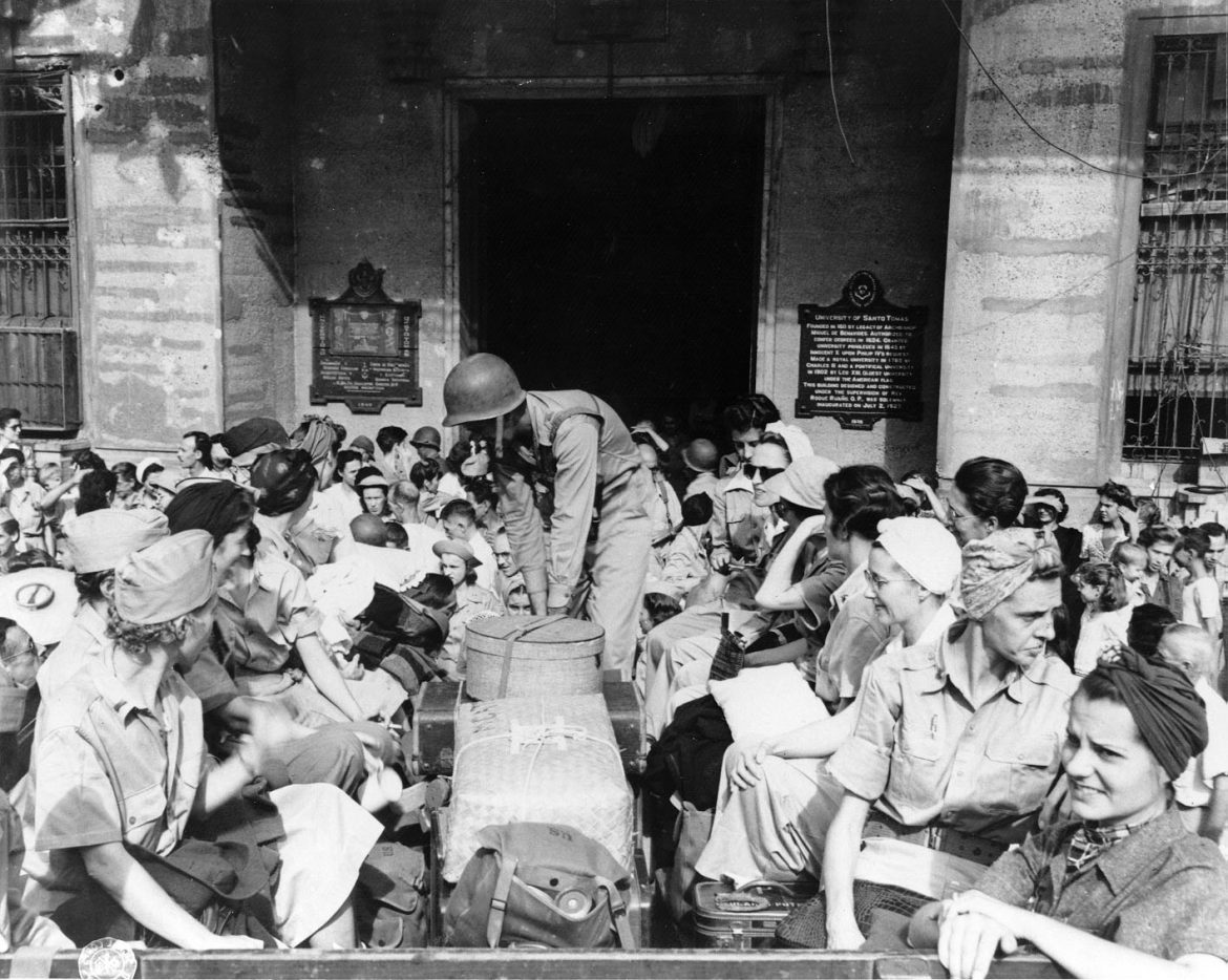 Freed Army Nurses Leaving Manila In 1945 Women Of World War Ii