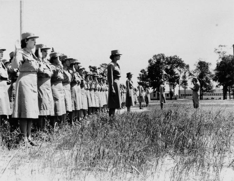 WACs Sworn in at Camp Atterbury, Indiana – Women of World War II