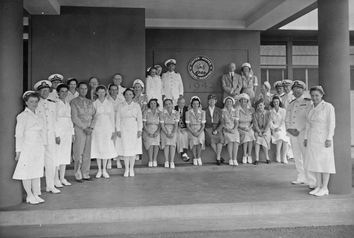 Administrative Group at Pearl Harbor Naval Hospital – Women of World War II